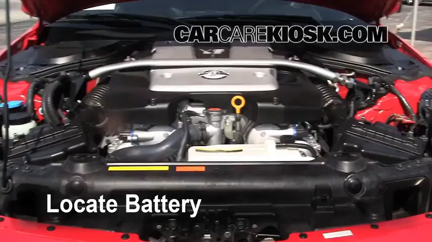 2008 Nissan 350Z 3.5L V6 Battery Replace